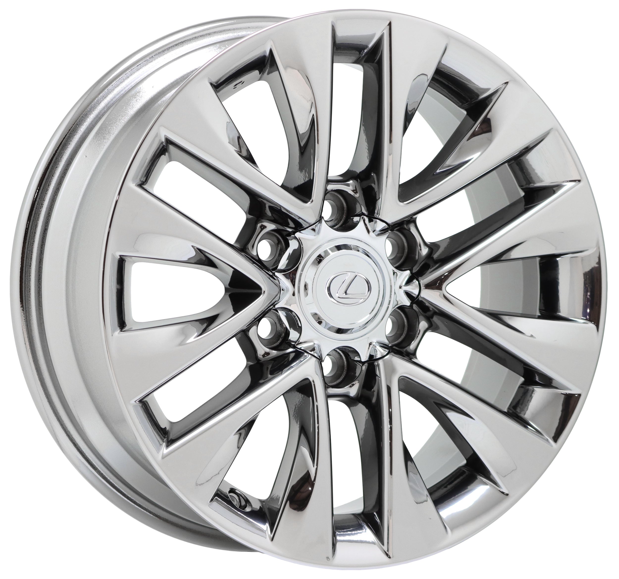 18" Lexus GX460 Bright Chrome wheel rim Factory OEM 74297